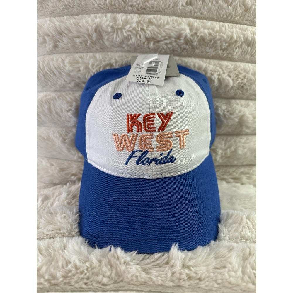 The Game Key West Florida Hat USA Embroidery Script Unisex Strapback Cap